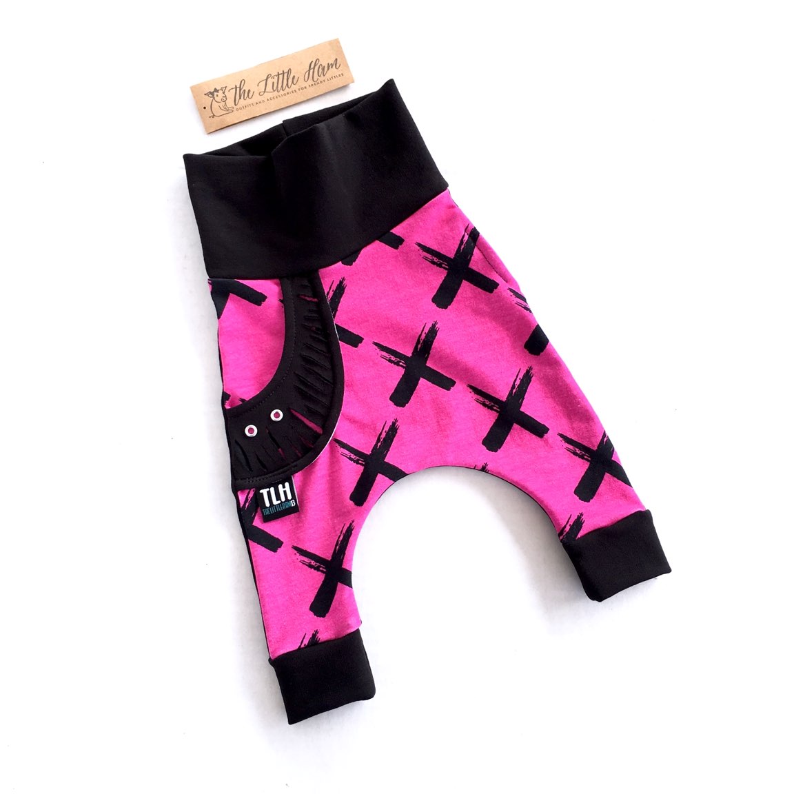 LIMITED EDITION "X" Hot Pink Harem Joggers