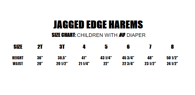 Oatmeal Jagged Edge Harems