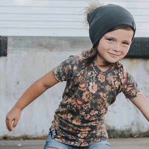 FLORAL Distressed Tee/Raglan